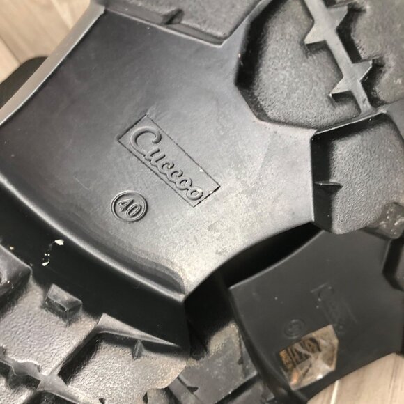 Cuccoo OTK Boots Women's EU 40 Black Sock Chunky Pull On Over The Knee Platform - Picture 12 of 12